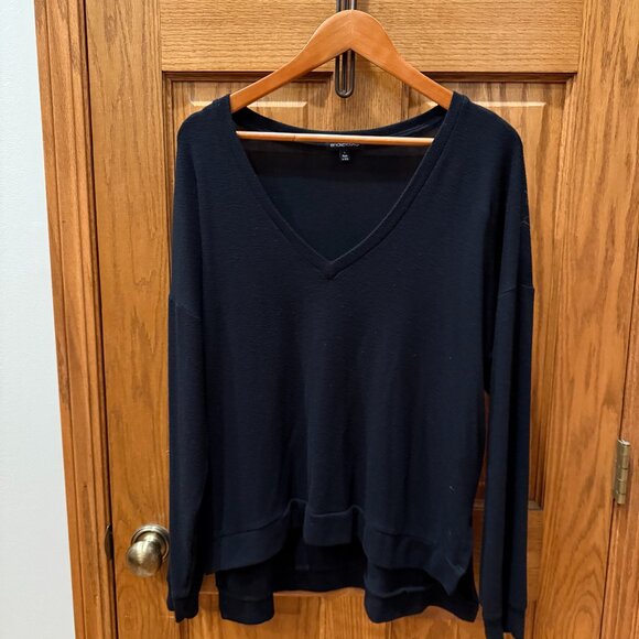 Beyond Yoga Women's Long Weekend Lounge Pullover, Black L - Picture 1 of 6